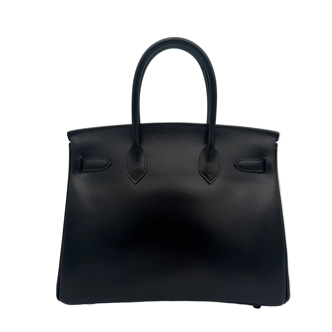 Hermes Birkin 30 So Black Box Leder Hardware Schwarz