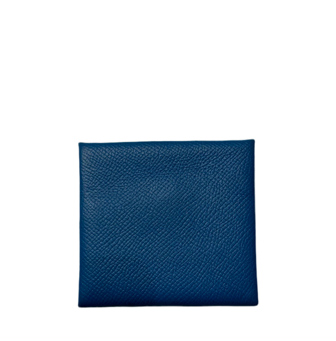 Hermes Geldbörse Bastia Bleu Zanzibar Epsom