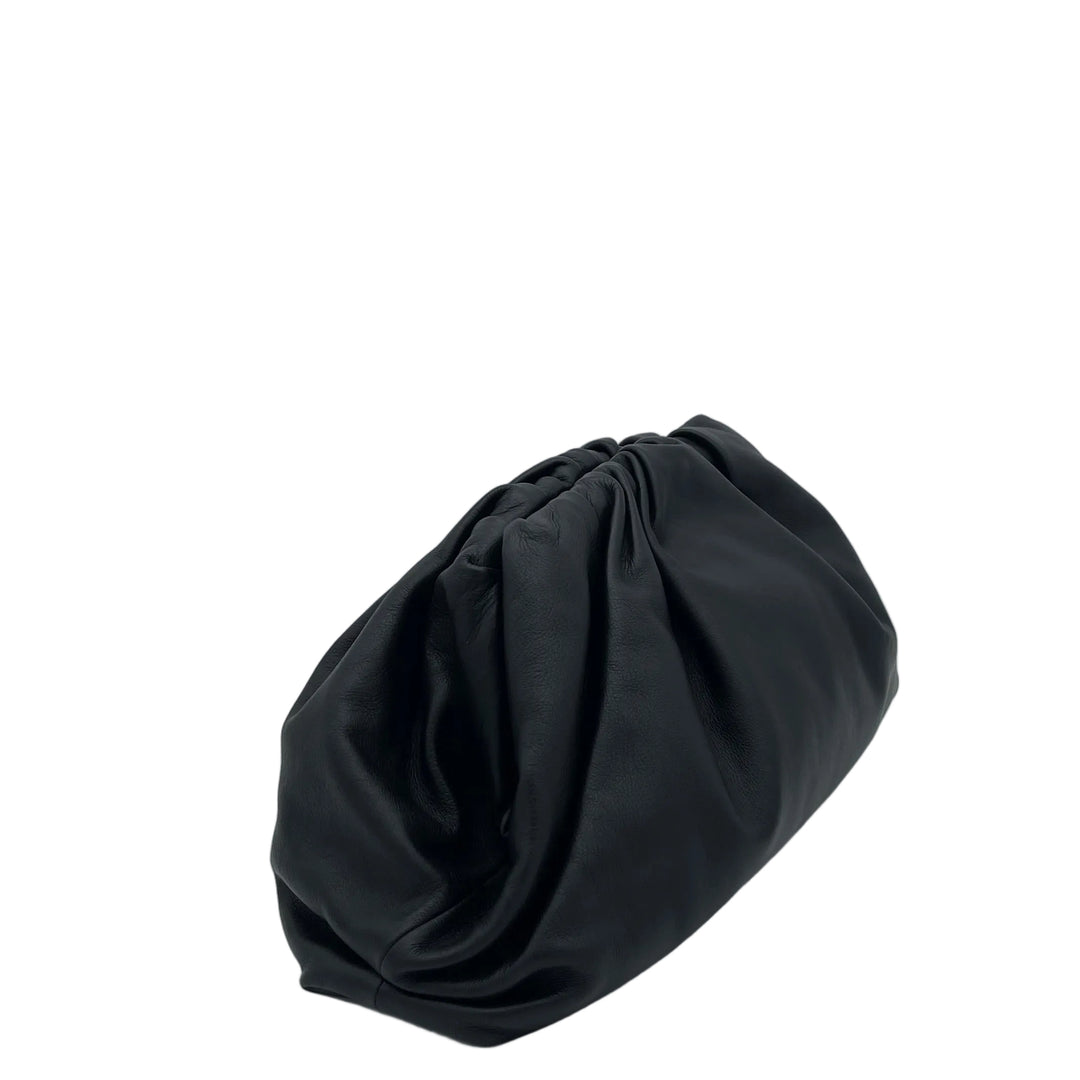 Bottega Veneta Pouch Large glatt Leder Schwarz