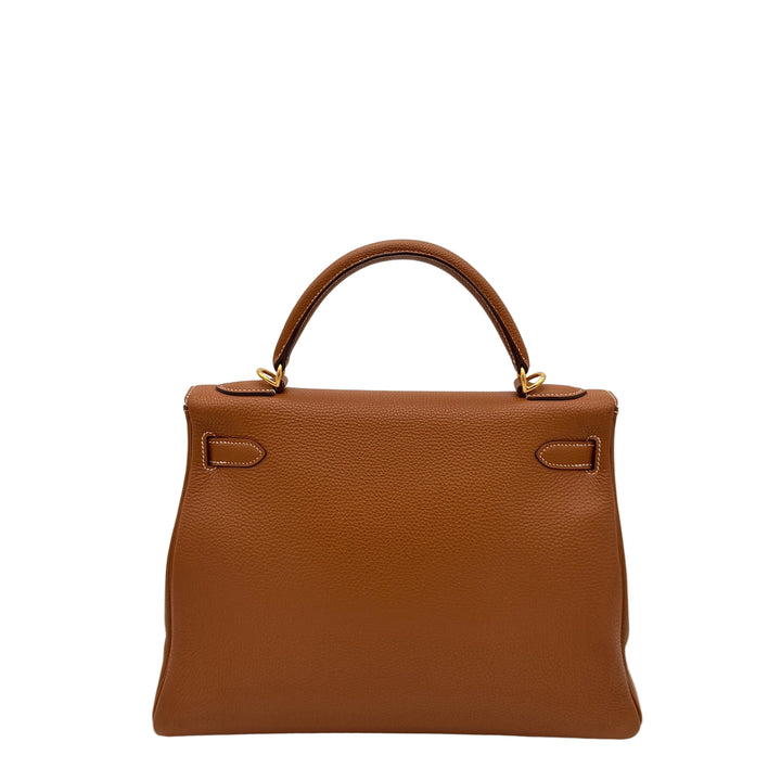 Hermes Kelly 32 Retourne Togo
Leder Gold Hardware Gold