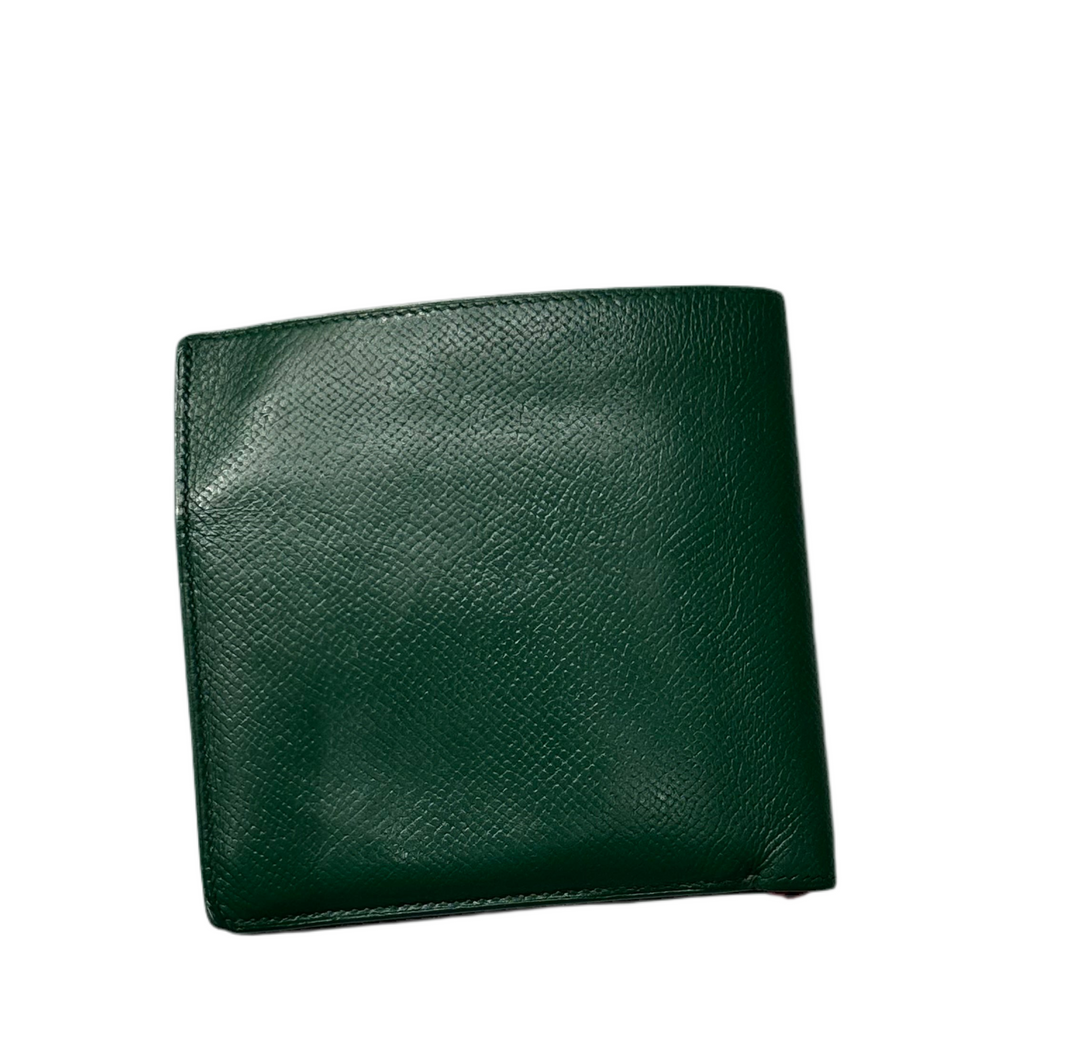 Hermes Portmonnaie Epsom Grün