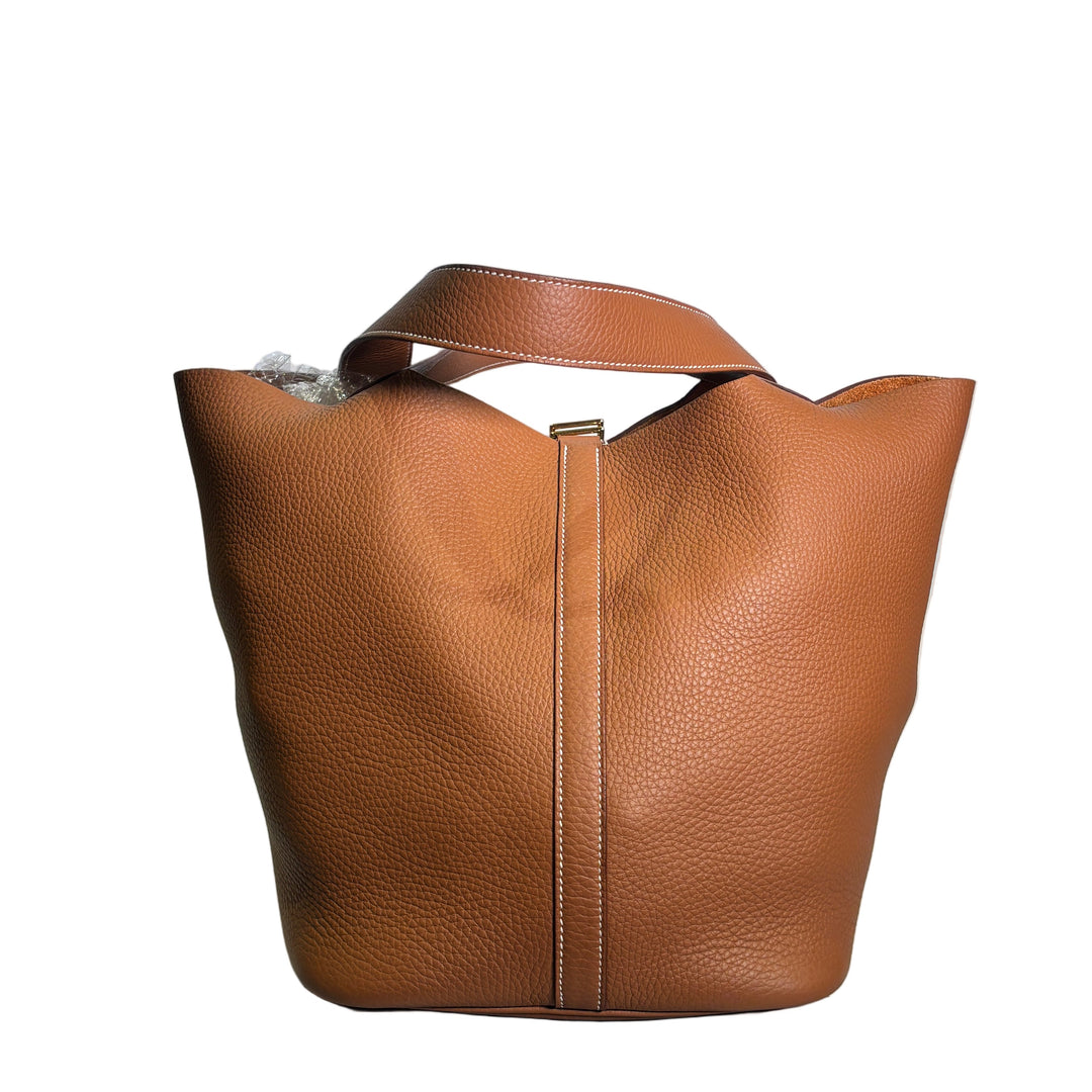 Hermes Picotin 26 Gold Clemence Leder Hardware Gold