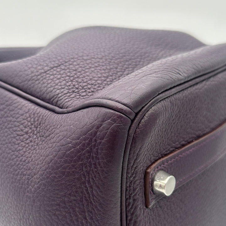 Hermes Tasche Birkin 35 Togo Leder Raisin Hardware  Palladium