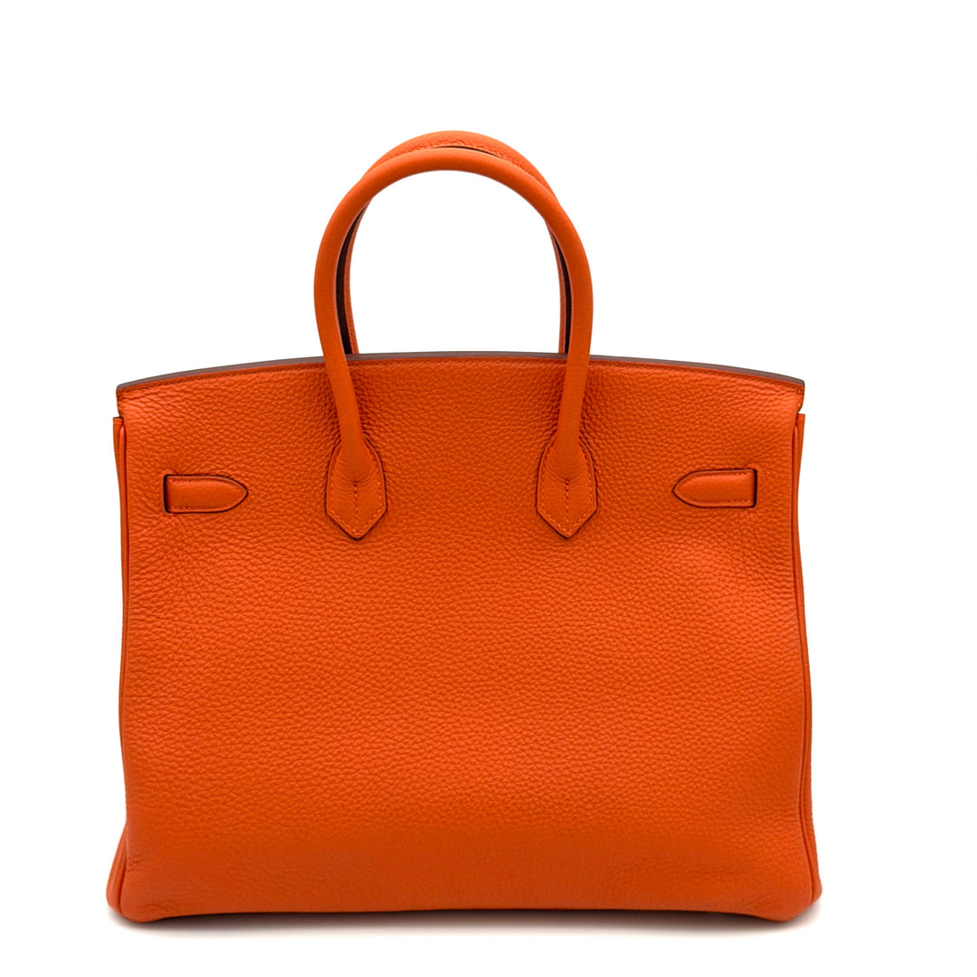 Hermes Birkin 35 Leder Togo Orange Hardware Gold 2012