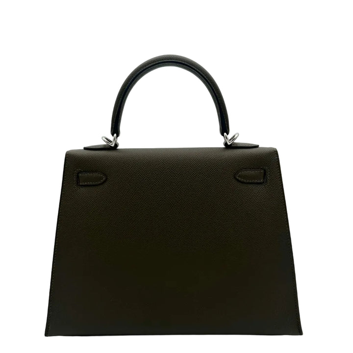 Hermes Kelly Sellier 25 Epsom V8 Vert Loden Palladium G = 2026