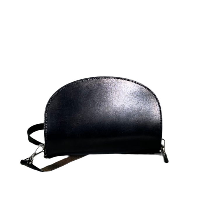 Hermes Rucksack PM Sacocher Box Leder Schwarz Hardware Palladium