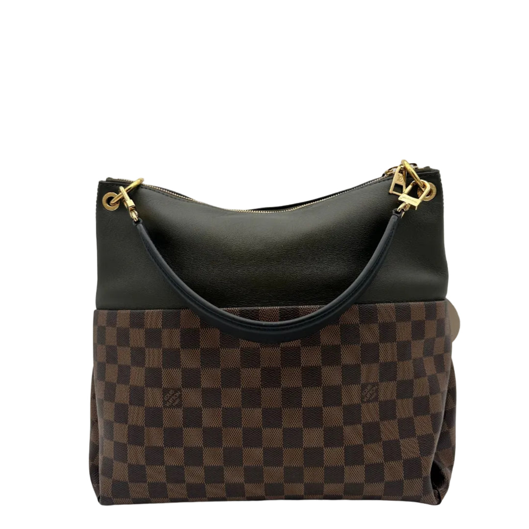 Louis Vuitton Maida Hobo Bag Damier Leder Grün Hardware Gold