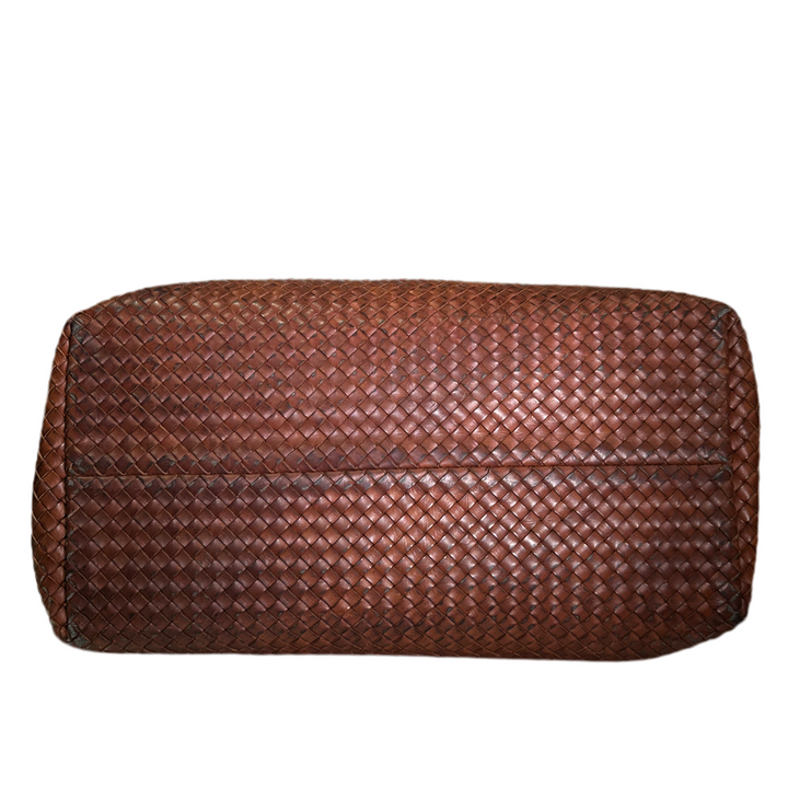 Bottega Veneta Cabat Shopper Leder Intrecciato Braun