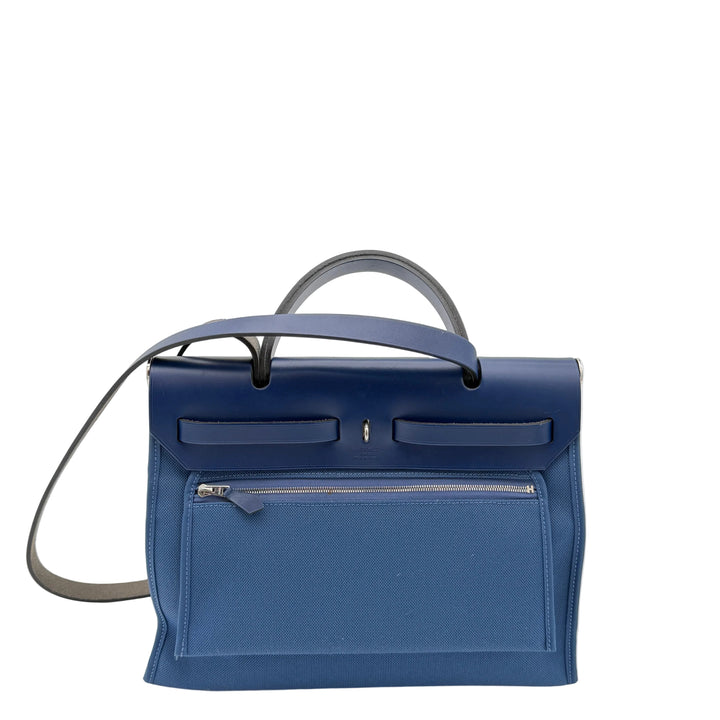 (Kopie) Hermes Herbag 31 Toile Militaire /
V Hunter/Laque Bleu saphir