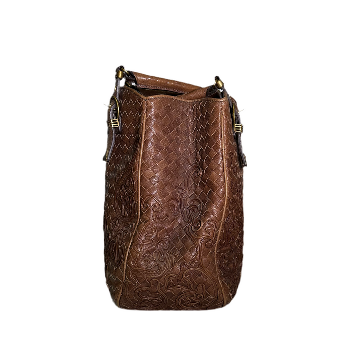 Bottega Veneta Tasche Braun Limited 2 Henkeln Messing Hardware