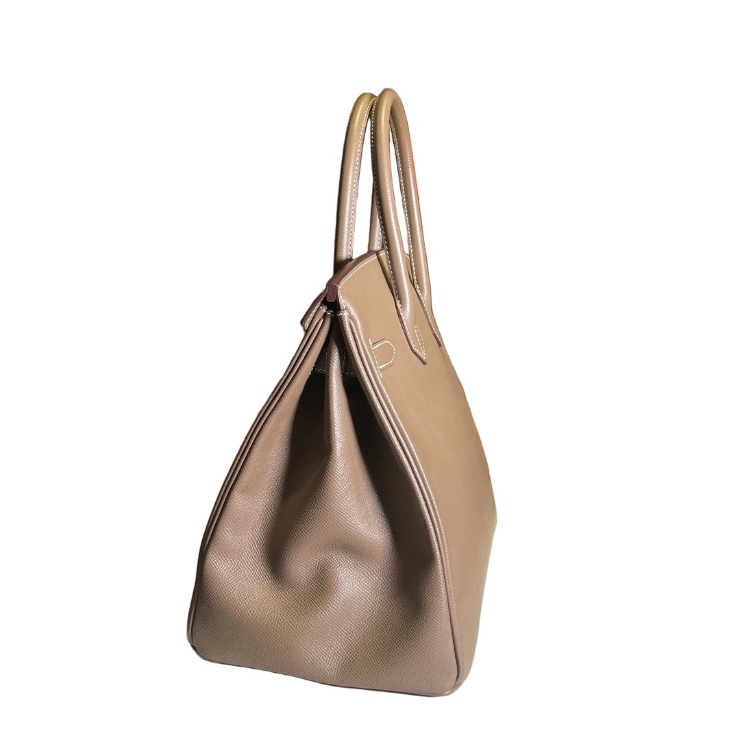 Hermes Birkin 35 Epsom Etoupe Palladium Hardware