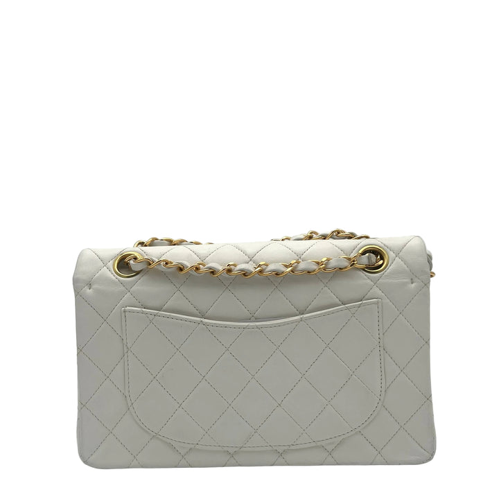 Chanel Tasche Timeless Small Nappa Leder Creme Hardware Gold