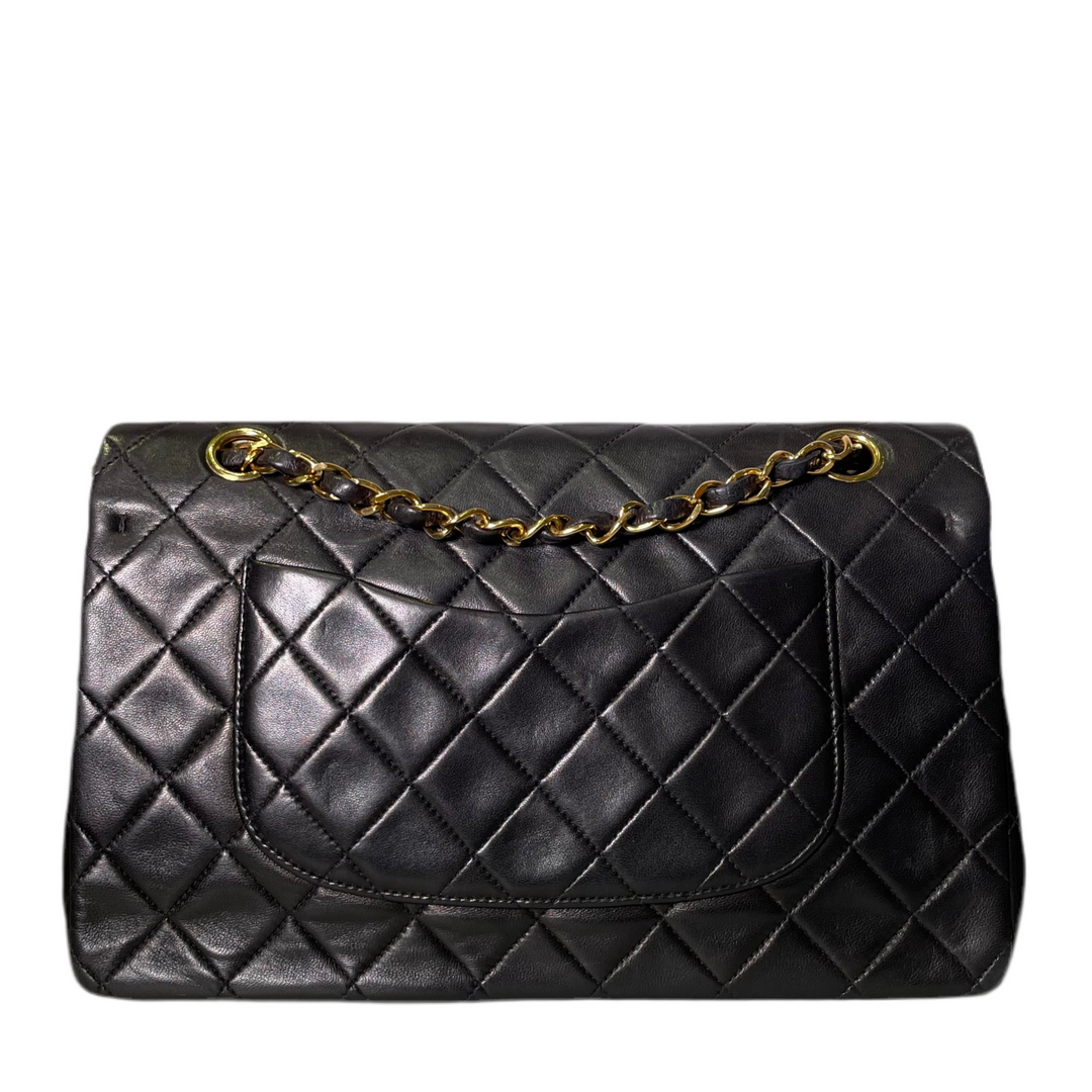 Chanel Timeless 11.12. Nappaleder braun Hardware Gold Vintage