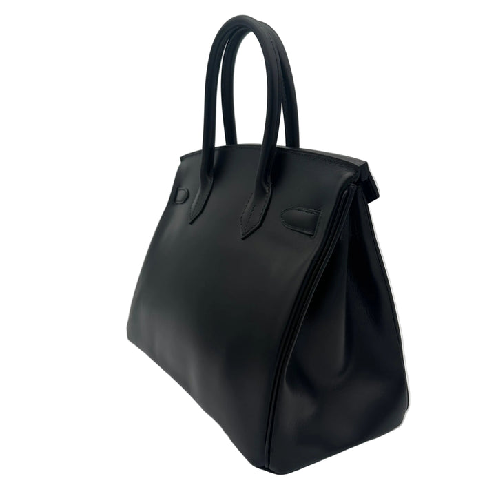 Hermes Birkin 30 So Black Box Leder Hardware Schwarz