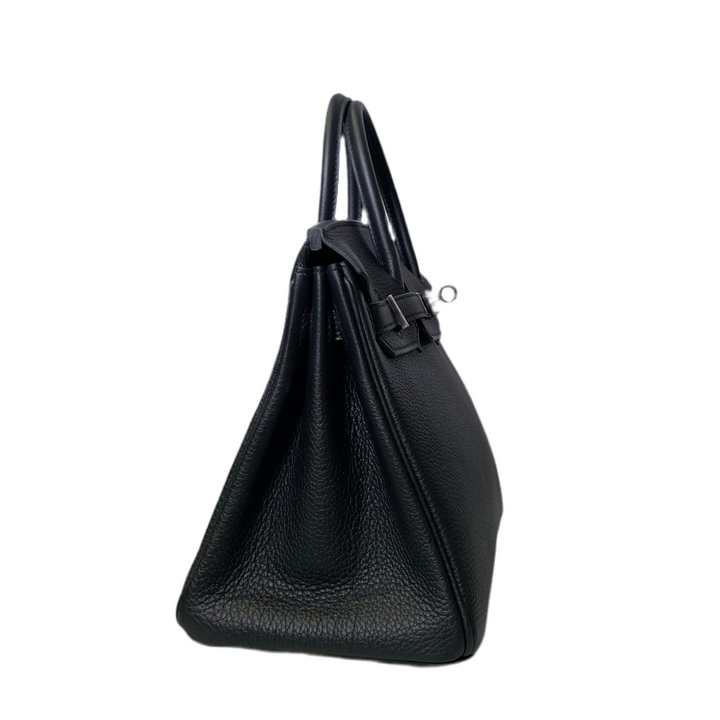 Hermes Birkin 25 Leder Togo Schwarz Hardware Palladium