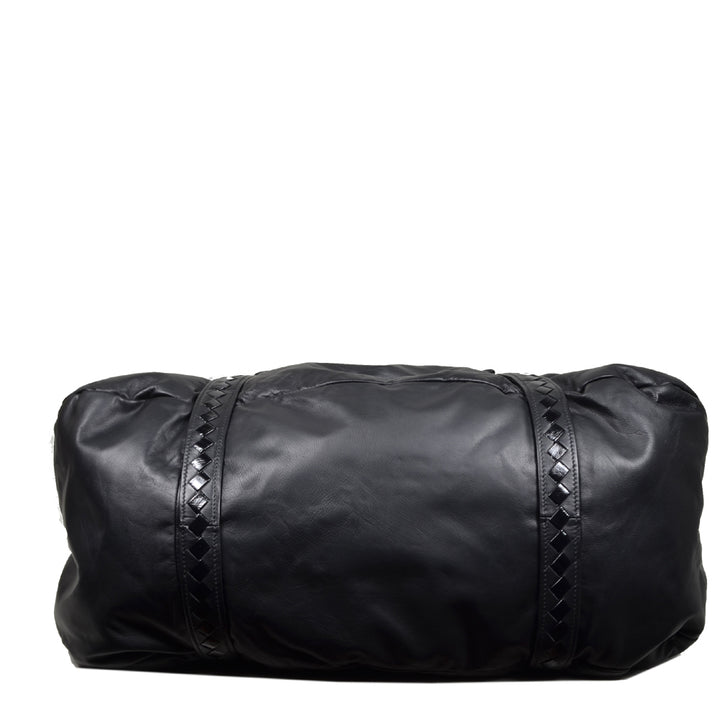 Bottega Veneta Leder Schwarz Hardware Eloxiert mit Studs