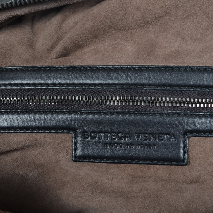 Bottega Veneta Leder Schwarz Hardware Eloxiert mit Studs