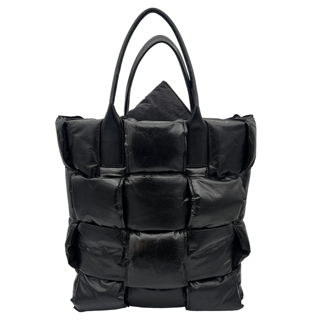 Bottega Veneta Shopper Schwarz Intrecciato Leder Gross ewa lagan secondhand frankfurt 