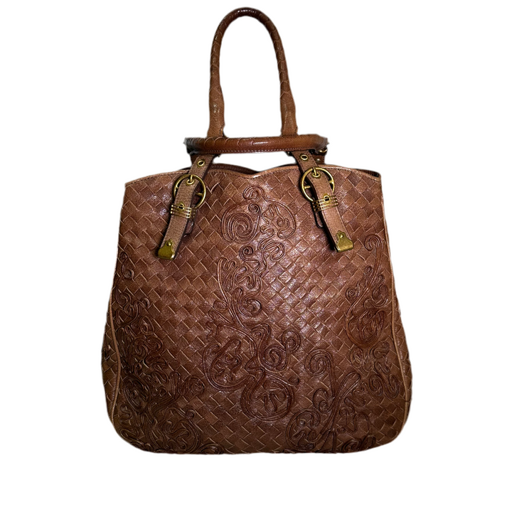 Bottega Veneta Tasche Braun Limited 2 Henkeln Messing Hardware ewa lagan secondhand frankfurt 