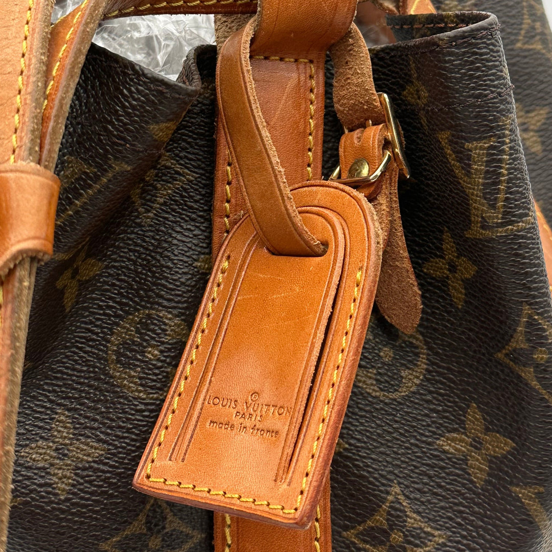 Louis Vuitton Tasche Randonnee Bucket Sling Bag GM Canvas Monogram Braun Vintage