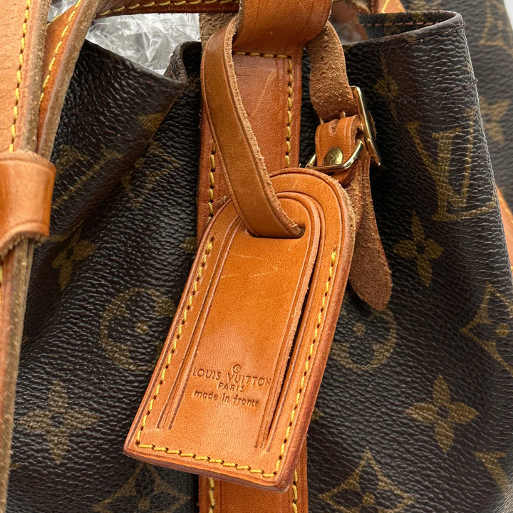 Louis Vuitton Tasche Randonnee Bucket Sling Bag GM Canvas Monogram Braun Vintage