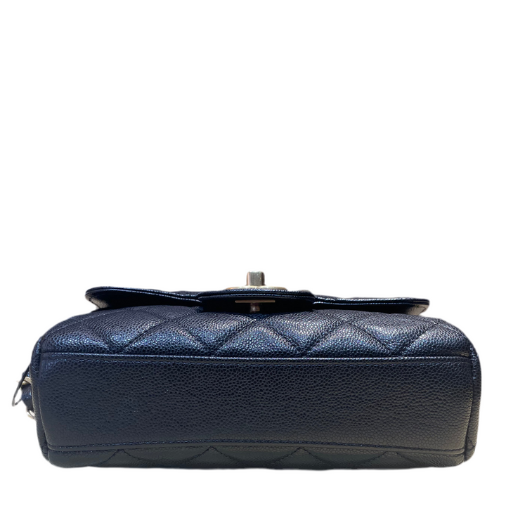 Chanel Classic Rectangular Mini Schwarz Leder Caviar Hardware Gold matt