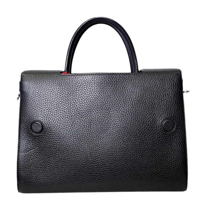 Dior Tasche Diorever Leder Schwarz Hardware Silber