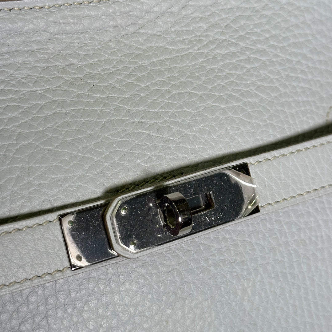 Hermes Jypsiere 28 Clemence Gris Perle Palladium