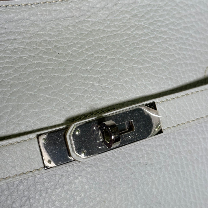 Hermes Jypsiere 28 Clemence Gris Perle Palladium