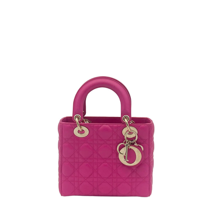 Christian Dior Tasche Lady Dior
Small Tasche Leder Fuchsia HW Gold
