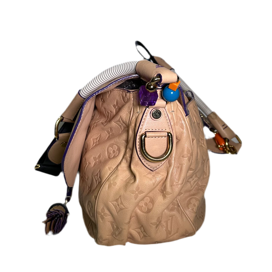 Louis Vuitton Messenger Underground Monogram Leder Creme, Lemon Hardware Gold