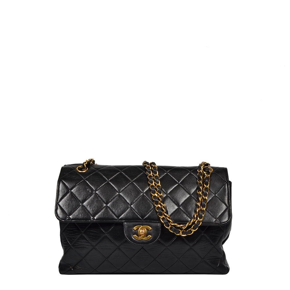 Chanel Tasche Timeless Schwarz Gold Double