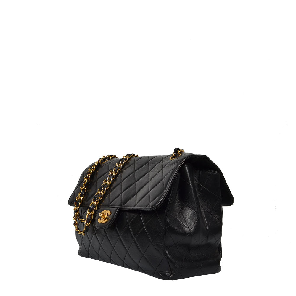 Chanel Tasche Timeless Schwarz Gold Double