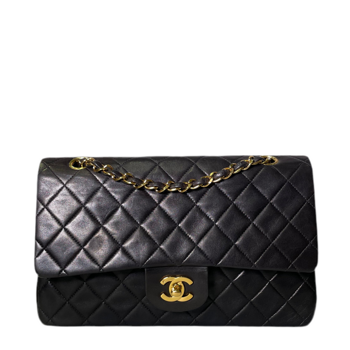Chanel Timeless 11.12. Nappaleder braun Hardware Gold Vintage