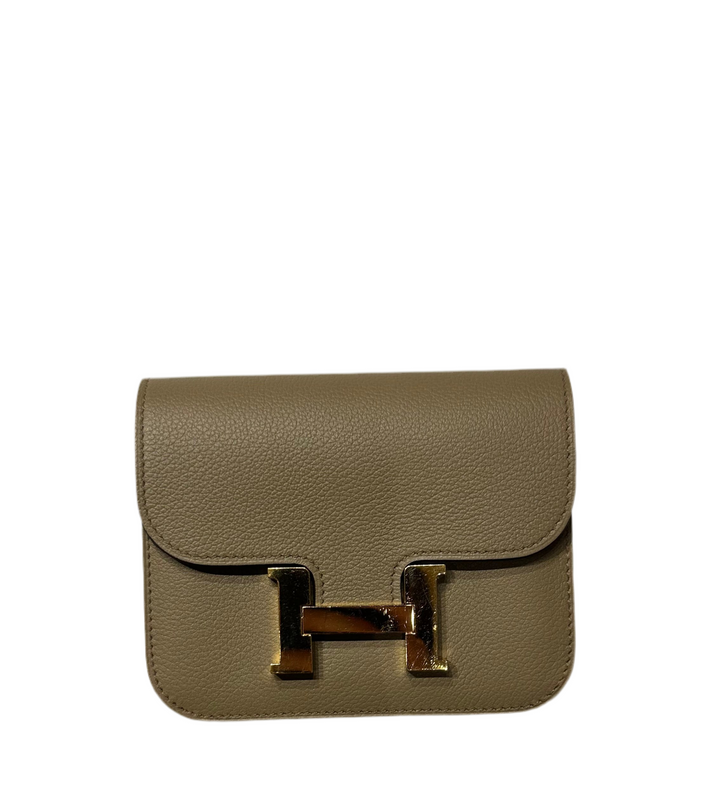 Hermes Geldbörse Constance Slim Wallet Marfa Evercolor Hardware Gold