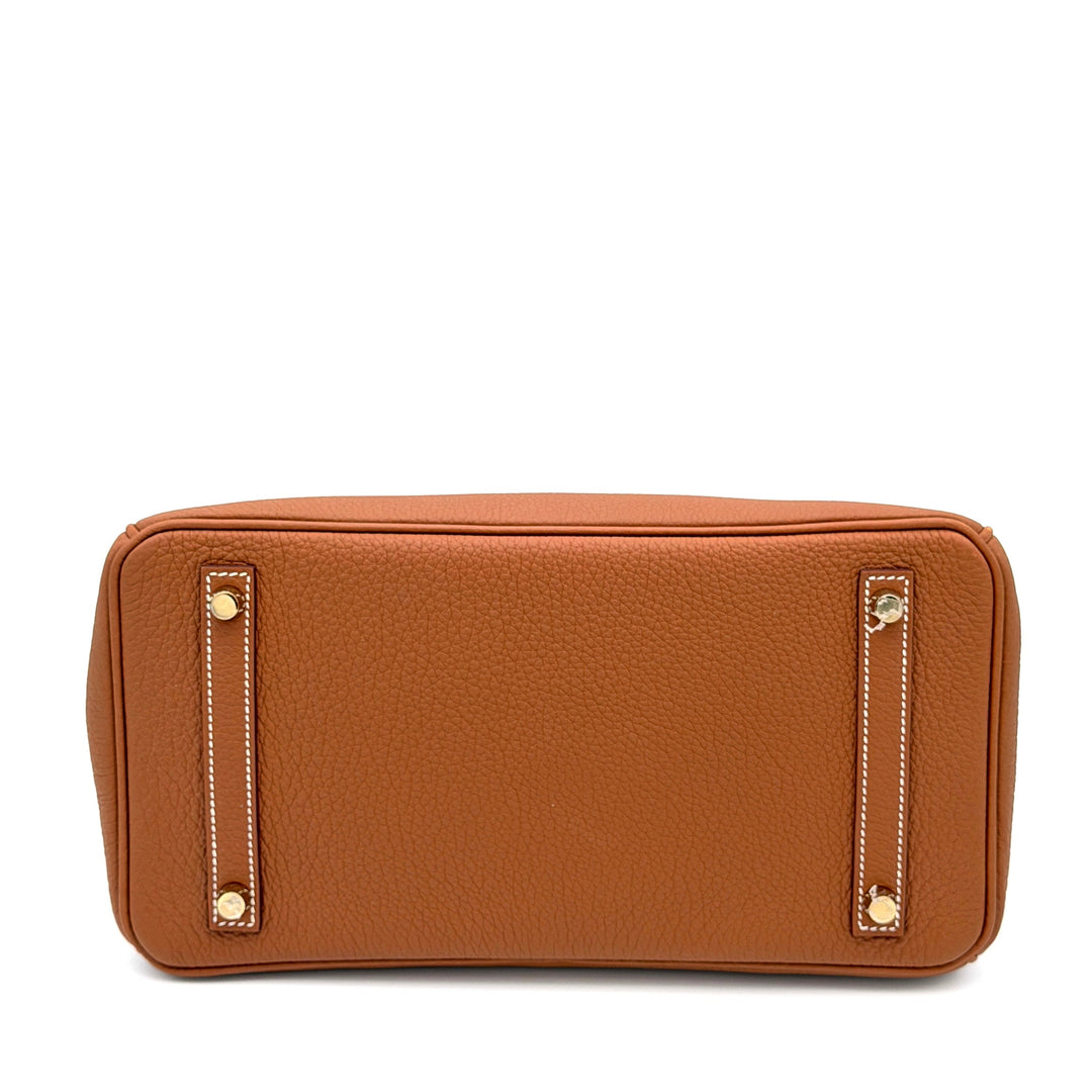 Hermes Birkin 30 retourne Togo Leder Gold Hardware Gold 2026