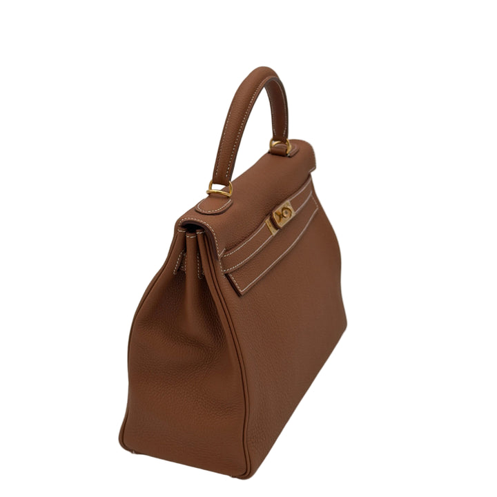 Hermes Kelly 32 Retourne
Togo Leder Gold HW Gold R=2014
