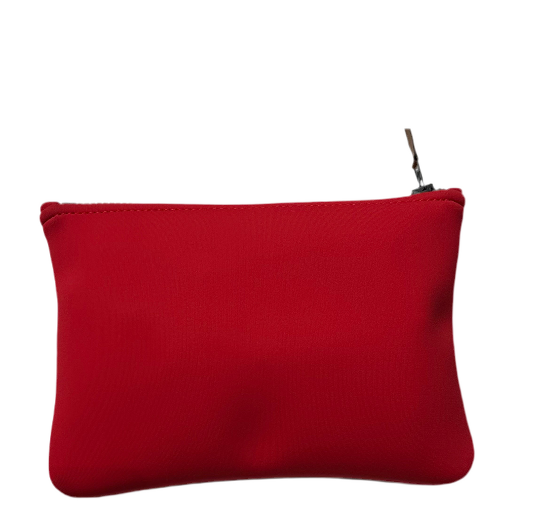 Hermes Kulturbeutel Neobain Canoe H Klein Polyamide /Elastane Rouge Casaque Logo