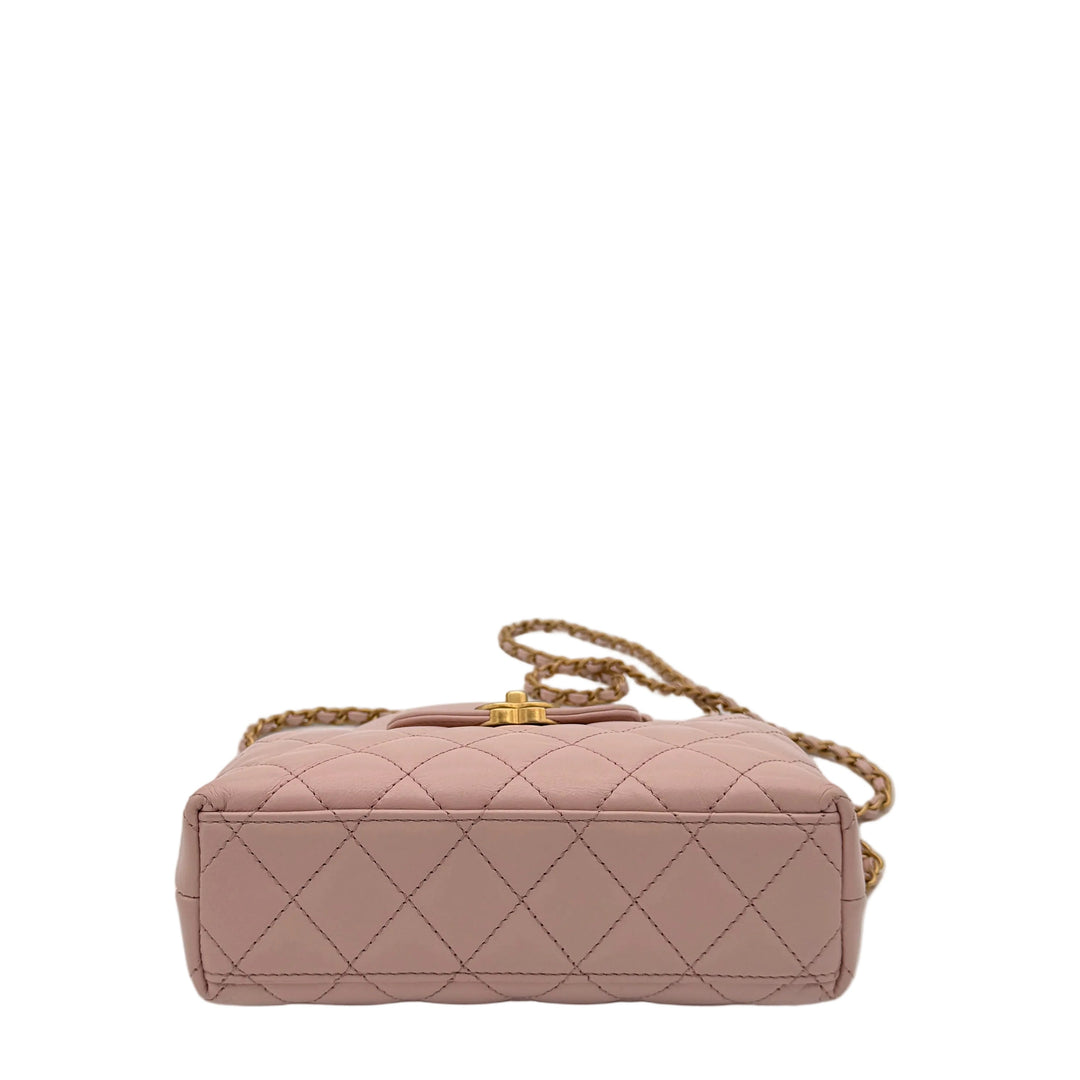 Chanel Shopper Mini Bag powder Pink