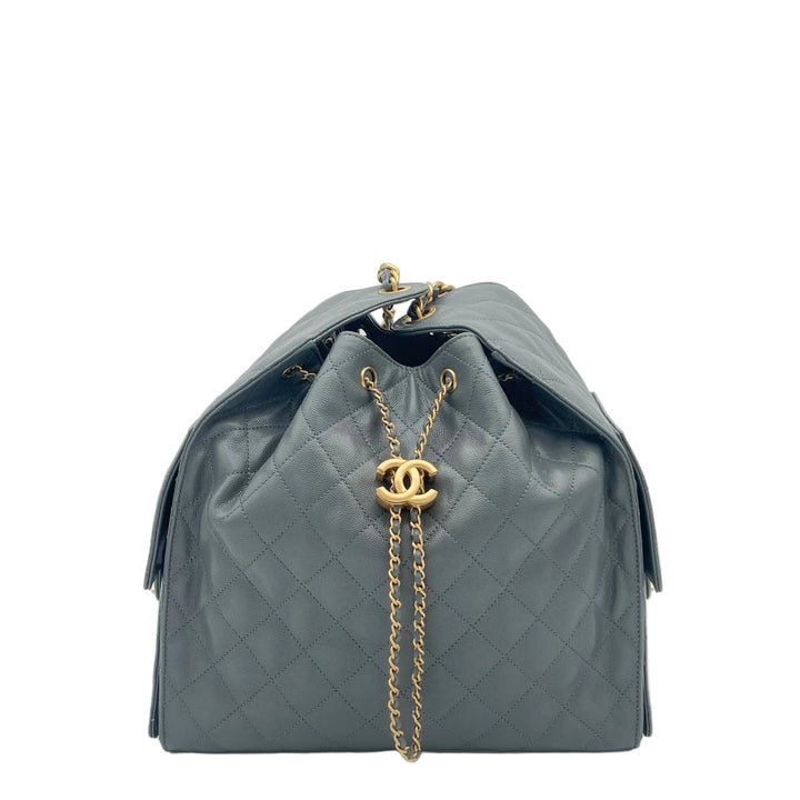 Chanel Tasche 25 Medium Caviar Leder Grau 2025
