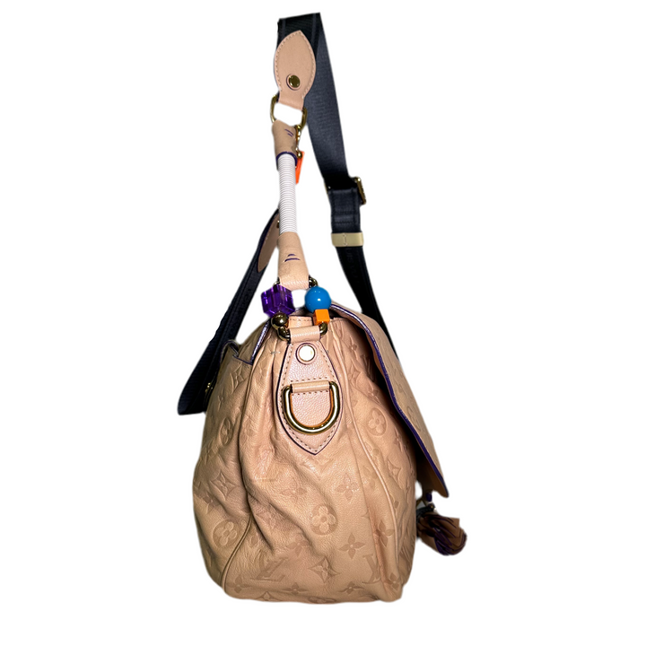 Louis Vuitton Messenger Underground Monogram Leder Creme, Lemon Hardware Gold