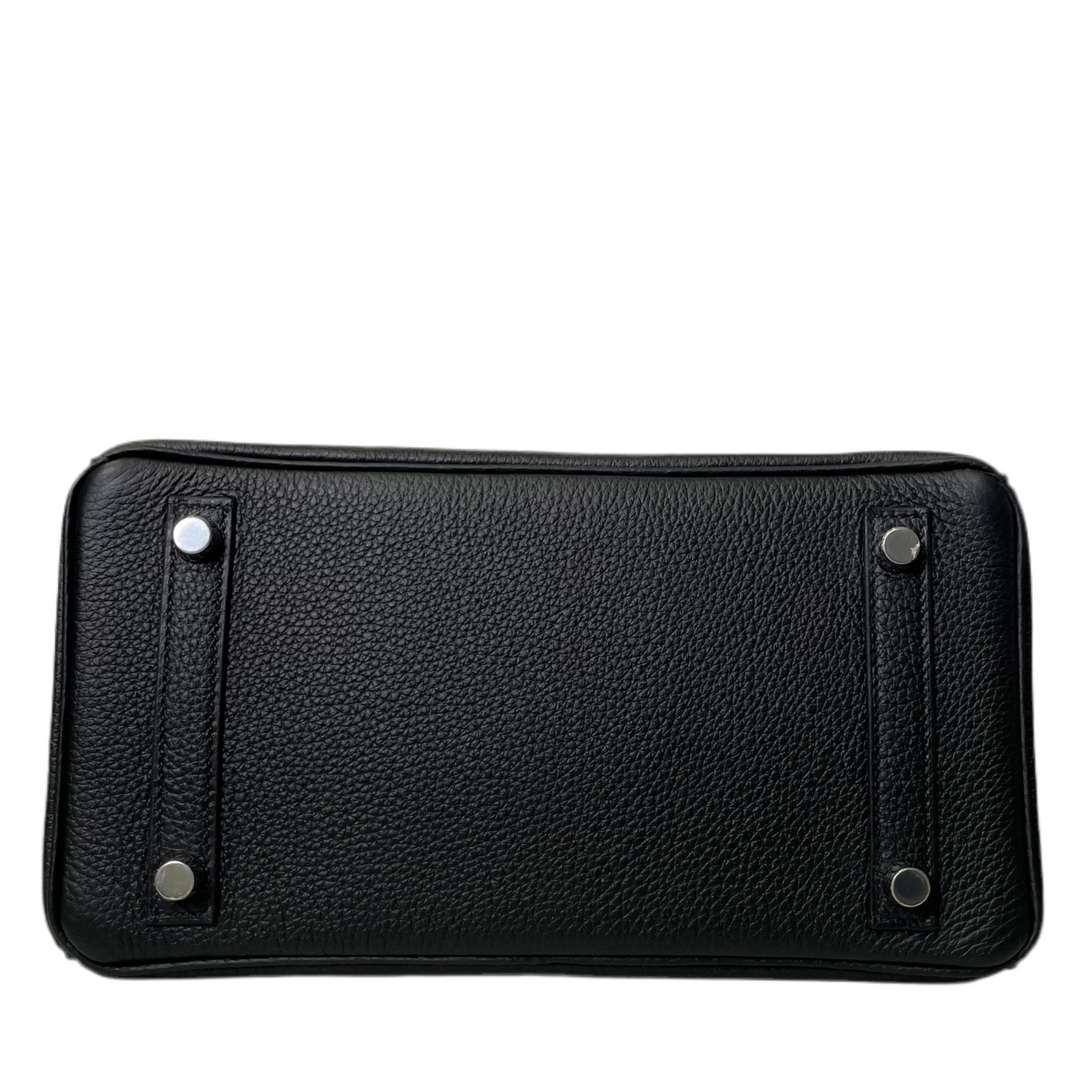 Hermes Birkin 25 Leder Togo Schwarz Hardware Palladium