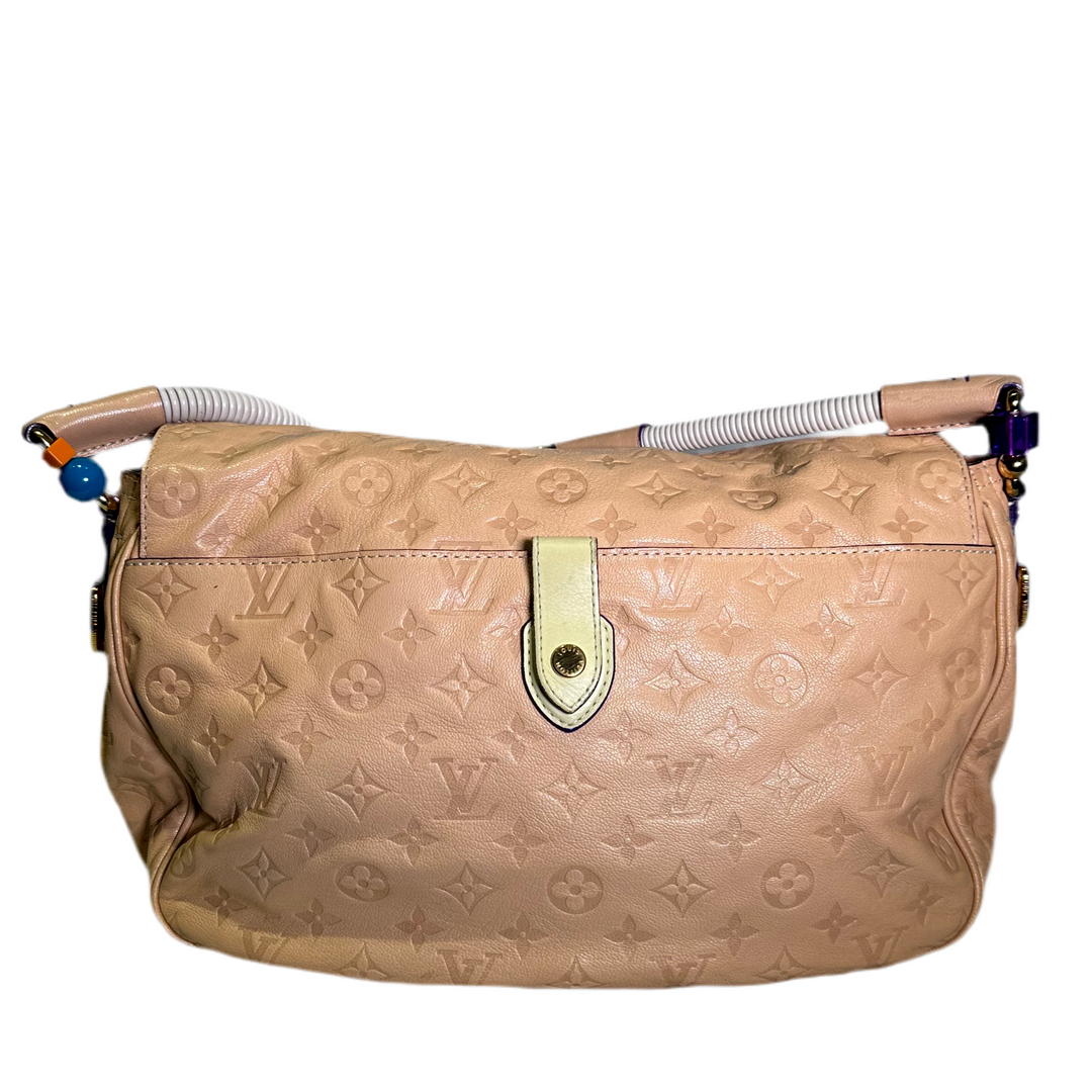 Louis Vuitton Messenger Underground Monogram Leder Creme, Lemon Hardware Gold