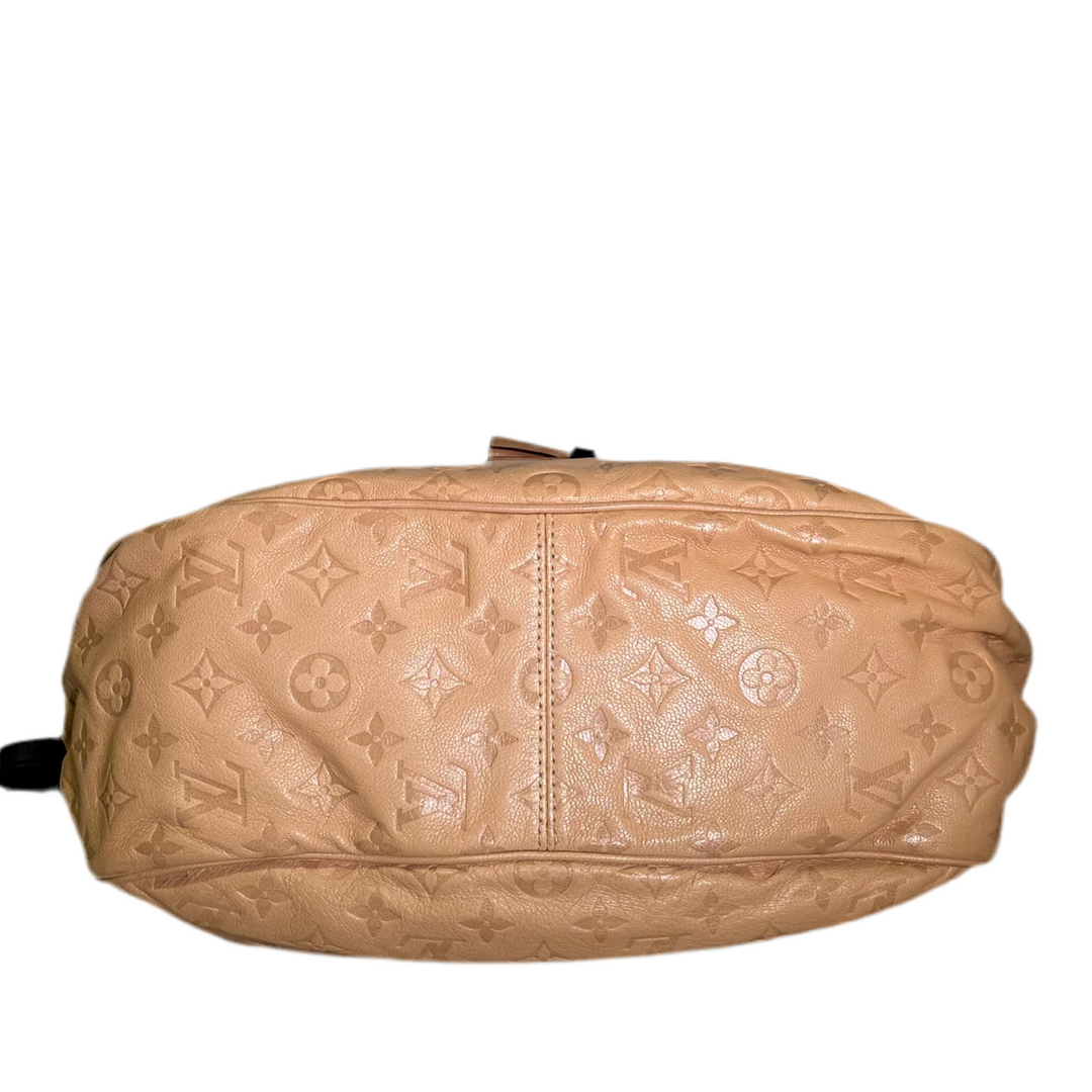 Louis Vuitton Messenger Underground Monogram Leder Creme, Lemon Hardware Gold