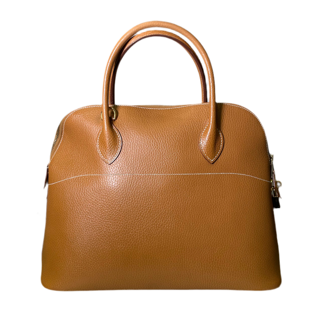 Hermes Bolide 35 V.G.A. Leder Naturell HW Gold C = 1995