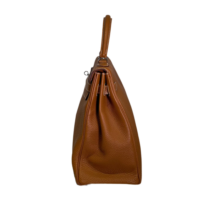 Hermes Kelly 35 Retourne Togo Gold HW Palladium