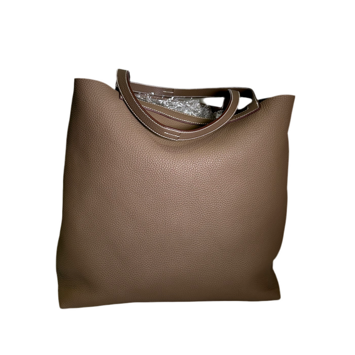 Hermes Tasche Cabasserie Tote 46 Etoup Leder Clemence Etoupe