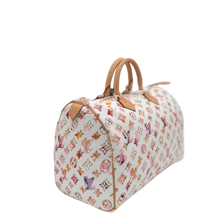 Die Louis Vuitton Speedy 35 Aquarelle Water Color Monogram Limited Edition