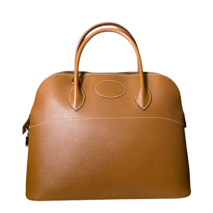 Hermes Bolide 35 V.G.A. Leder Naturell HW Gold C = 1995