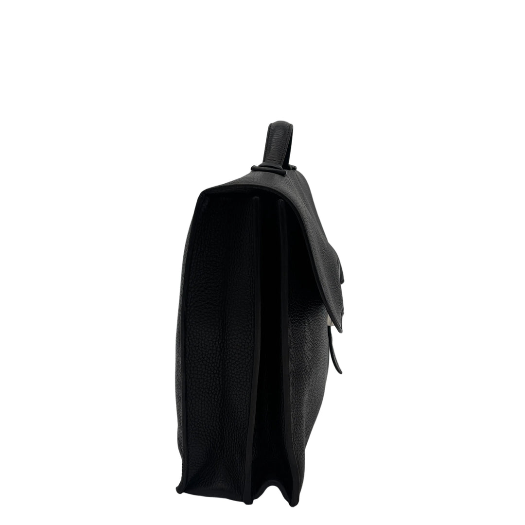 Hermes Aktentasche Sac A Depeche Leder Togo Hardware Palladium